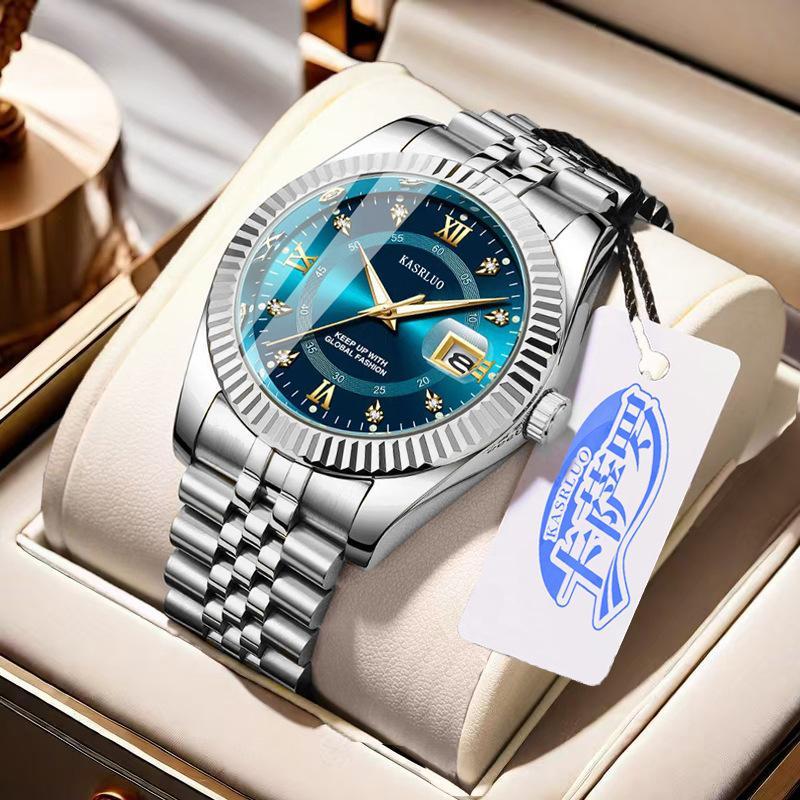 New in stock men's non-mechanical quartz log watch