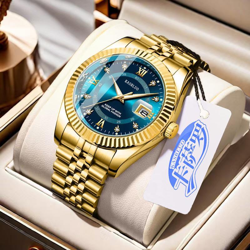 New in stock men's non-mechanical quartz log watch