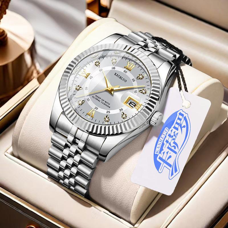 New in stock men's non-mechanical quartz log watch