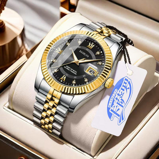 New in stock men's non-mechanical quartz log watch
