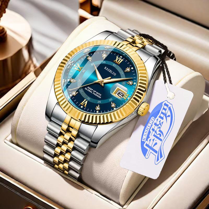 New in stock men's non-mechanical quartz log watch