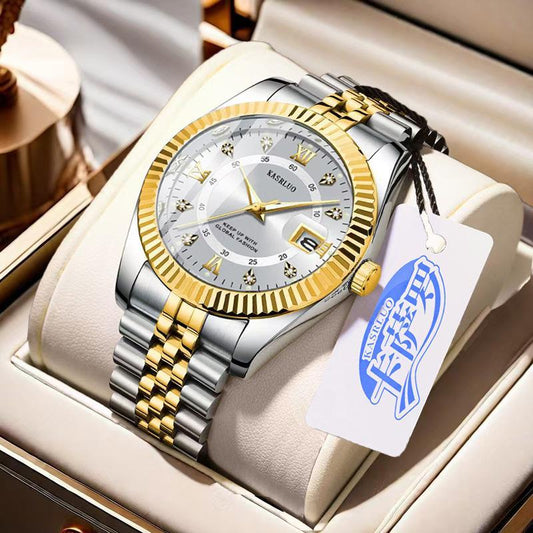 New in stock men's non-mechanical quartz log watch
